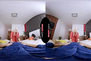 Virtual reality with oiled up action fucking and doggystyle
