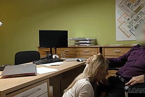 A Czech girl gets fucked for extra money at work HD video