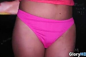 Gloryhole blowjob in the gloryhole of a sloppy amateur slut