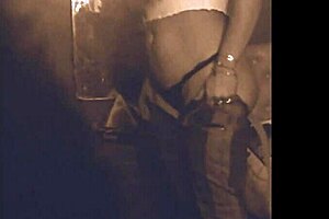 Real amateur teen sister spies on herself before Fiesta party