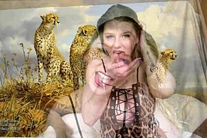 Or interracial cum play in a nightclub with cheetah girl Lexi Luxs