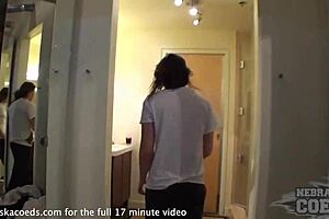 Sensual shower and prepare for the day skinny Jessica