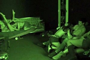Legs straight up party with crazy limbs, and oral sex