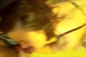 Yummy Homemade Video with satiny blonde babe mowing the tat and hoovering the chooks