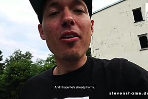 German real life cum in mouth and ass fuck with tattooed hottie Harleen van Hynten