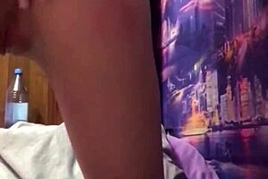 Amateur slut closeup of pussy getting caressed