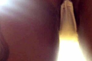 Wild sex in public bathroom shower
