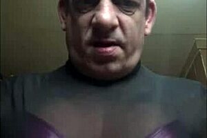 Check out this crossdressing bisexual boy Mark Wright set to fill his small cock craving