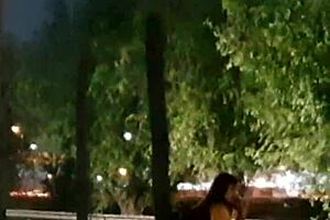 A day in the life of a skinny amateur: Public pissing and pantyhose
