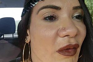 Bianca naldy loves to have an ass to mouth fuck and finally chocking huge cock in public places