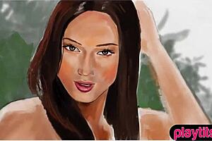Steamy vacation video of young and sexy brunette teen