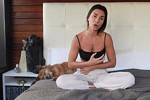 Real sex teacher Roxy Fox reveals how she makes her cum in dog style