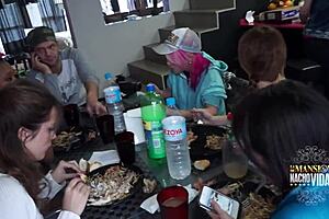 Group sex at Nacho's mansion: A game of truth or dare