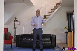 HD video of European amateur masturbation