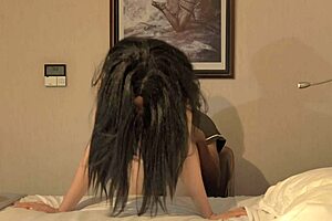 Barda’s real belly dance and assjob on African black cock