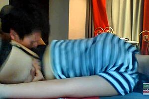 Mexican BIG ASS teen creampied in homemade video for her cuckold husband