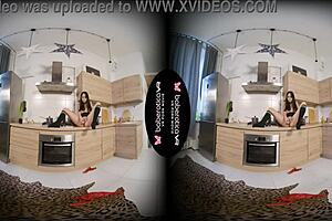 Teen Babe Bloom Lambie Teasing Her Embracing Private Parts Using the Vibrator While Wearing VR Gear