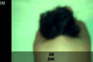 Hot lesbian sex scene with black and white cock