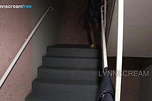 A cheating wife who put her mouth over my dick in the staircase -now coming public