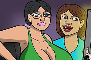 Wild gangbang and a cumdump to a big ass mom