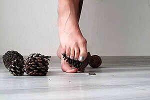Nominate of foot fetish, Nikka shows she is the one in charge with her bare feet in hot video