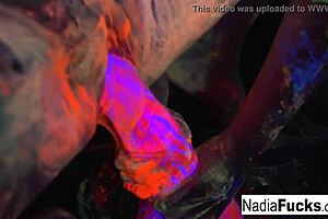 Some luck man gets two sexy blondes, Nadia white and Phelia, to give him a blowjob in a group sex video