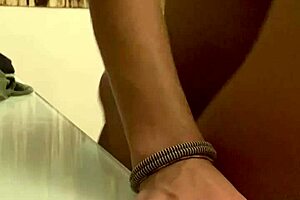 Natural tits deserve the attention which is provided them in passionate scenes love sex on table