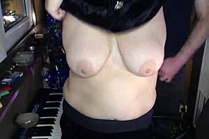 Real wife homemade video by Aimeeparadise – huge cock and small Tits