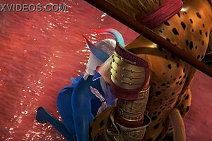3D cosplay and furry sex in Japanese anime movie with HD videos