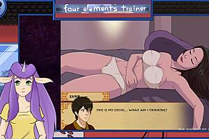 If you like watching animated porn, then wait to get lost in the wild world of Avatar with full powers of the elements trainer