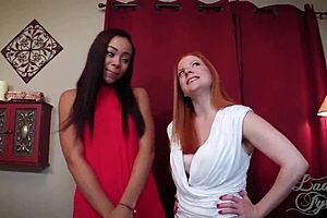 Sticky stepmom rips teen’s pussy and gives her penetration