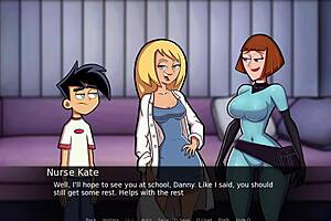 Strip hentai nurse performs breastfeeding in a hospital environment