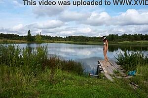 Outdoor nudity: A mature woman’s first public exposure