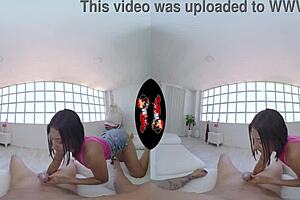 This hot Colombian babe with big ass is Enjoying the ride in VR for your satisfaction