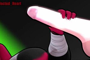 Double penetration and anal sex in Looma’s red wind gangbang video