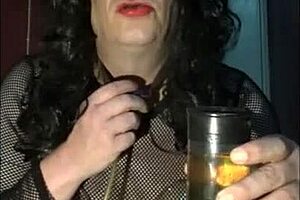 Bi sexual cross dresser isCream pies his ass while the shemale sucks on his dick and swallows your urine