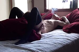 Those avid fans of smoking fetish will thoroughly enjoy this masturbation and creampie with Marie Madison