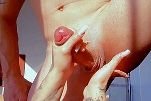 Queer solos and cumshot in the home made video