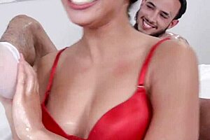Malina melendez first time with new studs has rick waters and her mouth full of big cock