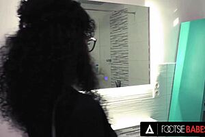 Romy indy sodomized and covered in jizz on the feet in HD video