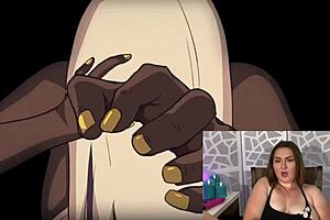 Enjoy watching a cartoon porn star getting dominated and getting off twice