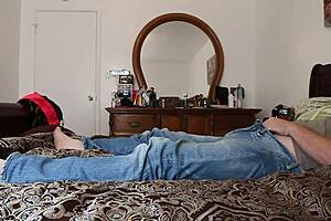 Thus, every pervert dream of Carrie gets satisfied with footjob and asshole sex