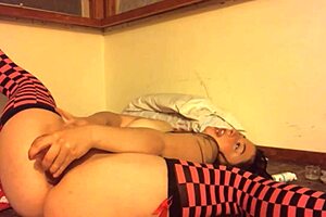A young curvy girl in fishnets receives a images ass fucked workout
