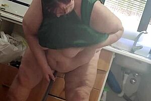 Older woman coolmarina likes to get involved in sexual exercises while at home alone