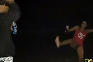 African amateur has her first experience in her Amateur Group Sex with a big cock