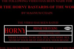 This animated porn game has it all: huge titties, an enormous penis, and semen