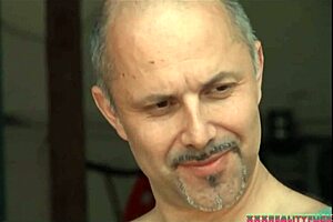 Couple goes at it in their garage: Pussy eating and pussy pounding