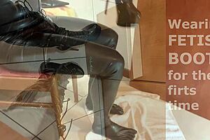 The first use of high boots and latex in European gay video