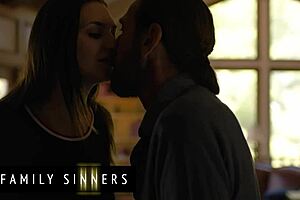 Porn lovers, here is the best hot family sinners nonude video with a bad sexy brunette and a good big cock