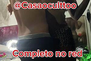 For a wife cleaning and camming fun sscene